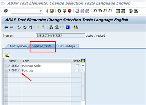 selection screen in sap abap